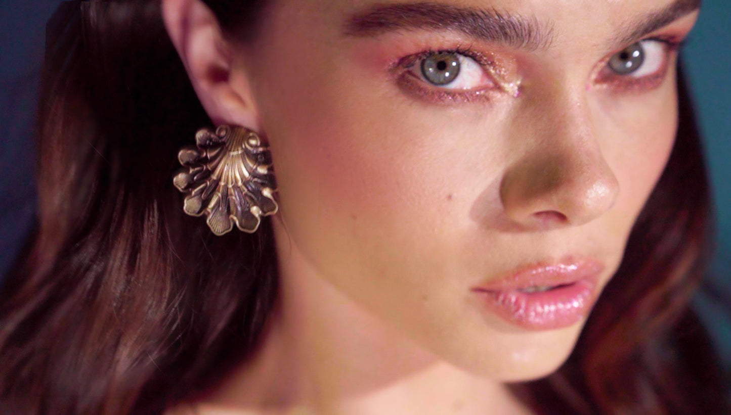 Seashell earrings