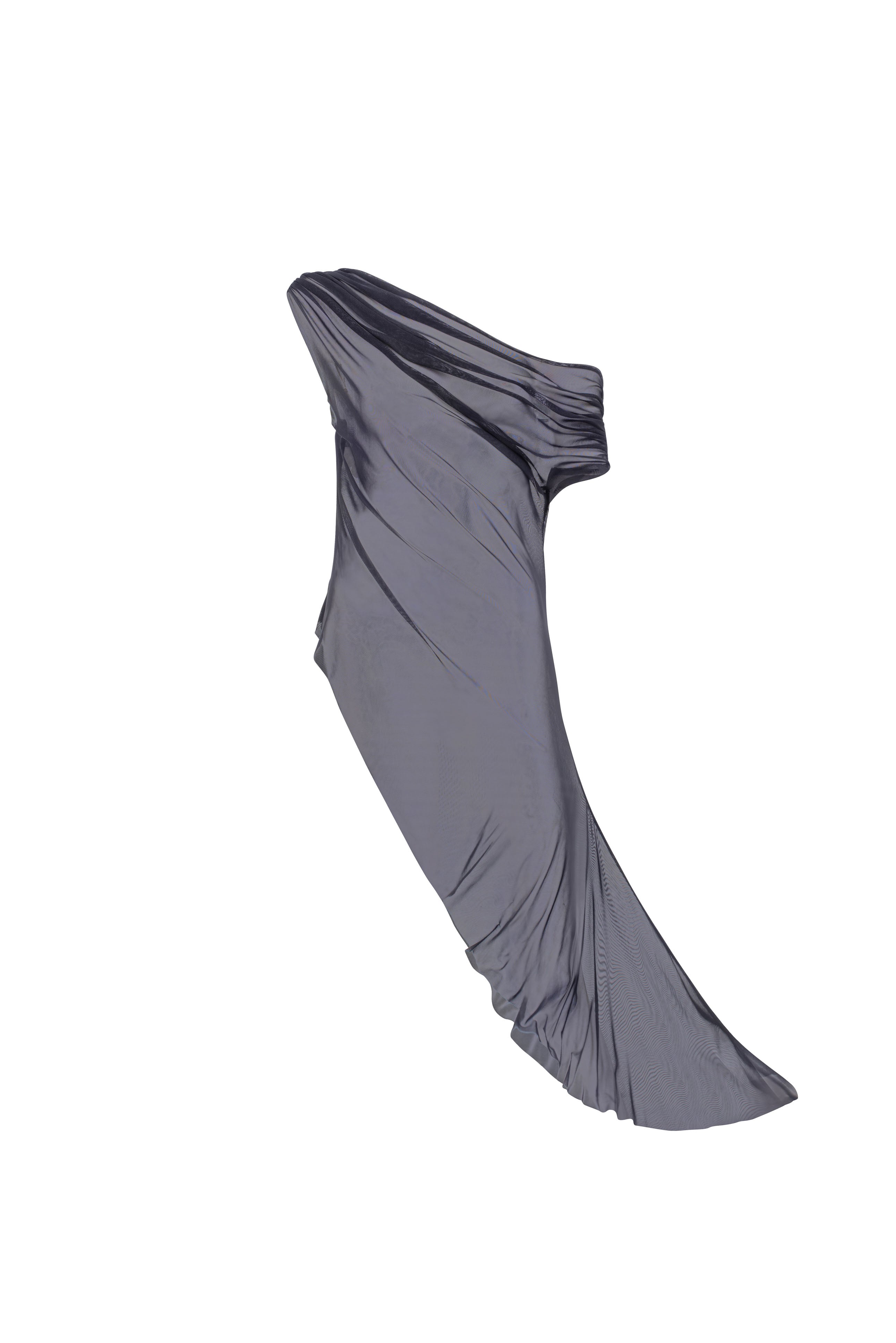 Asymmetric Sheer Mesh Top