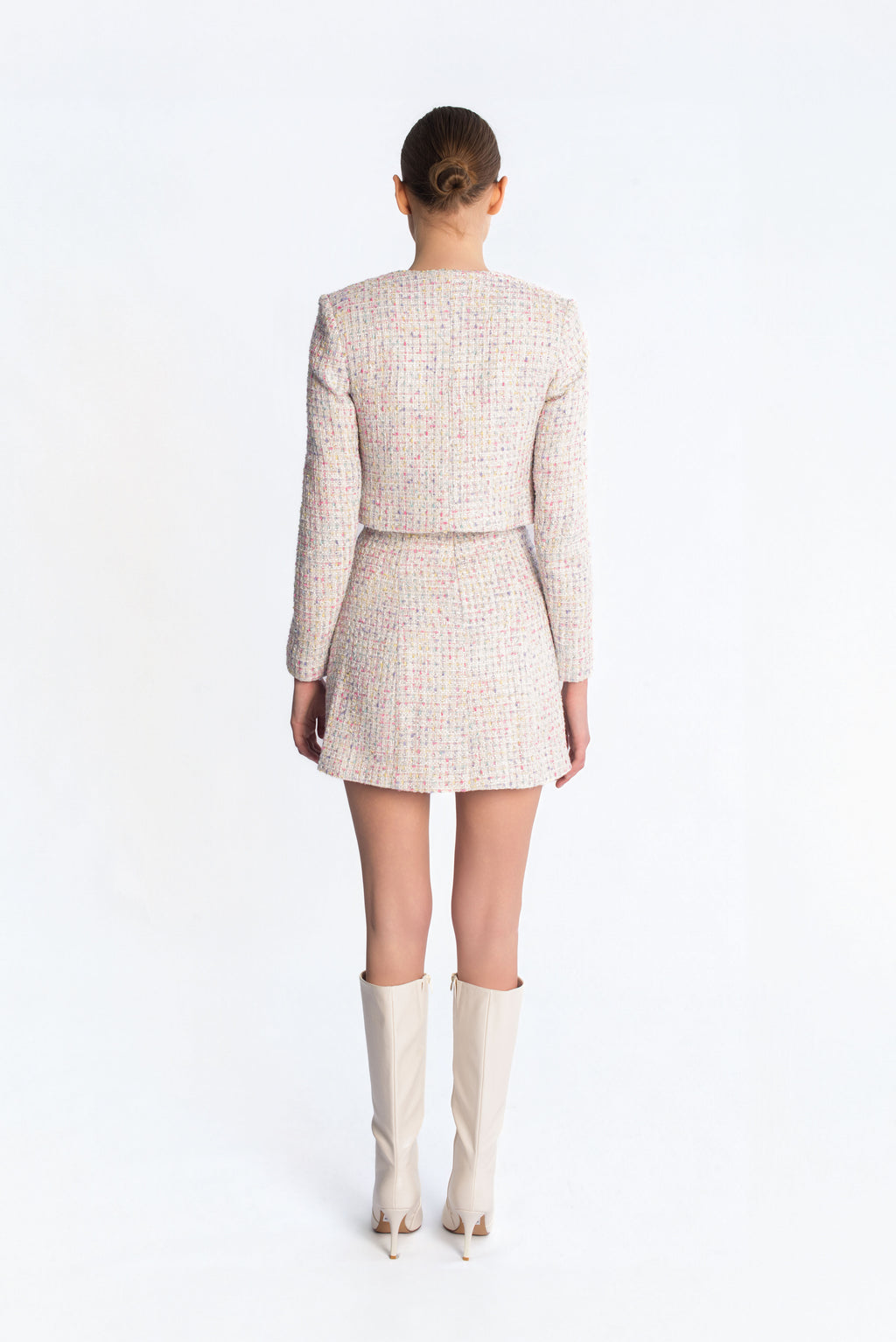 Tweed cropped blazer