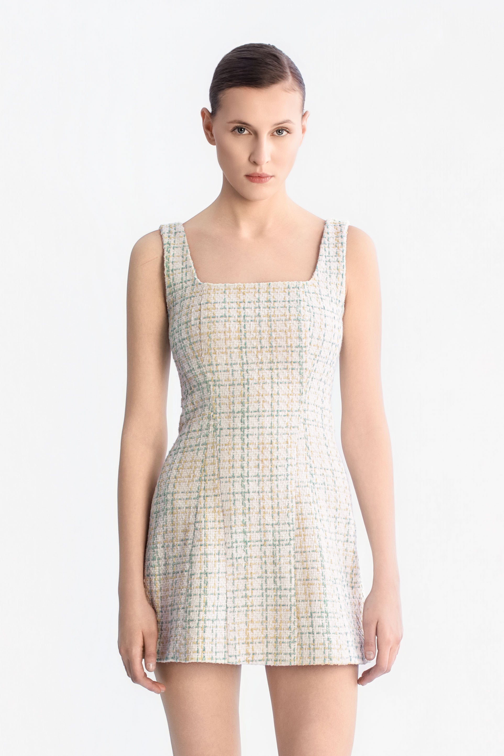 Tweed mini dress - Pink