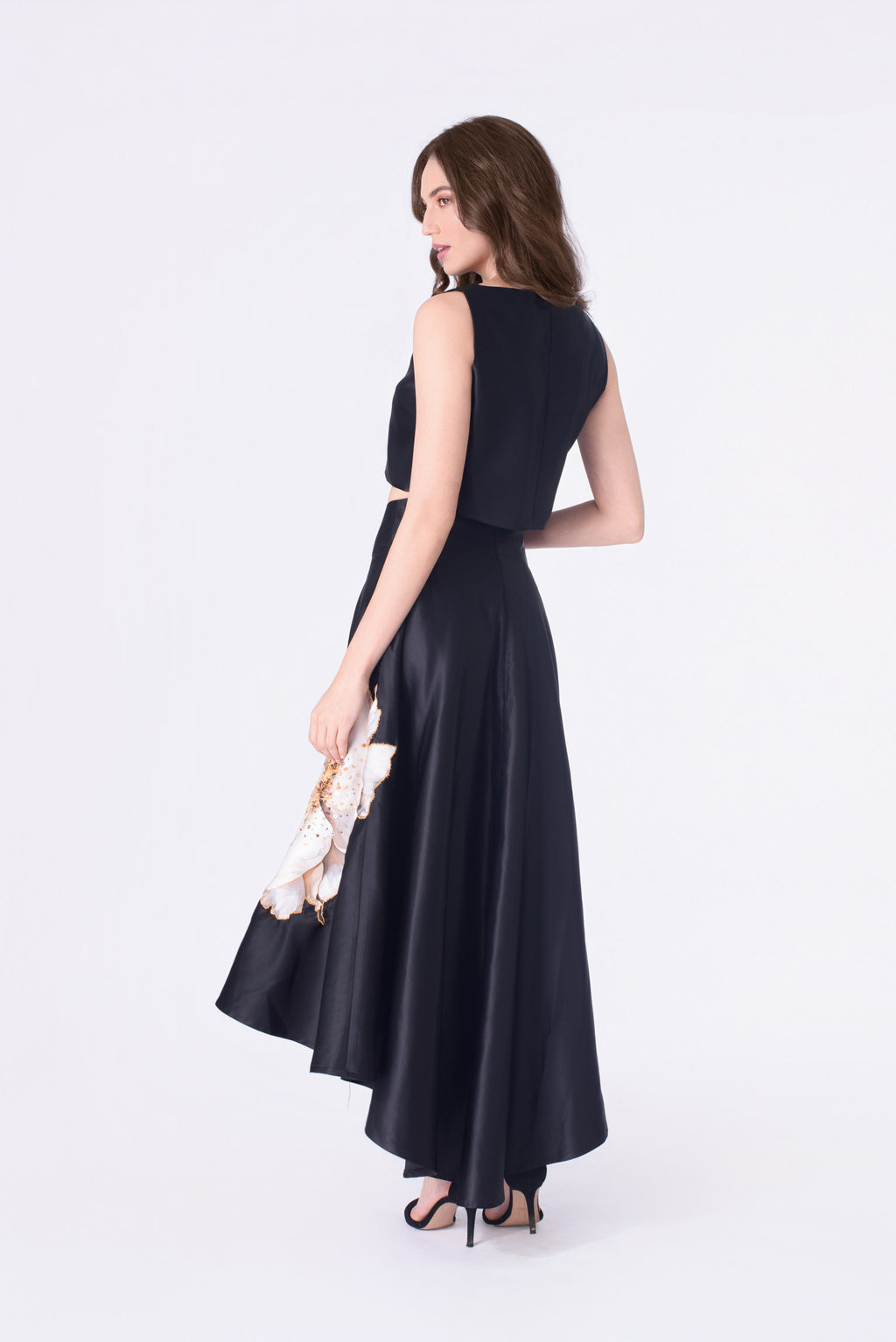 Moonflower Hand beaded Statement Set