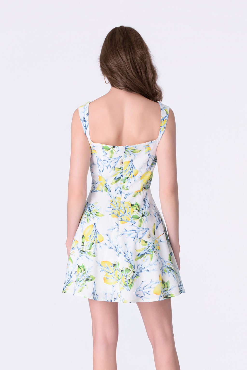 Amalfi Lemon Garden Mini Dress