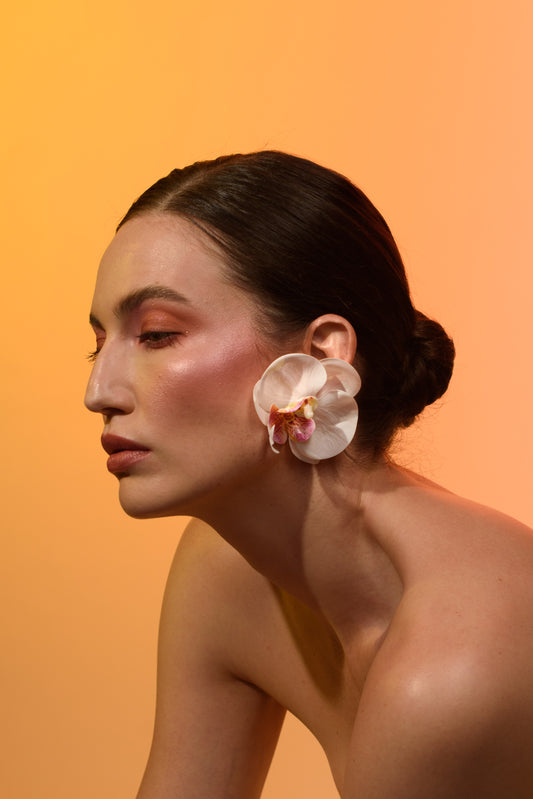 Orchid Bloom Statement Earrings