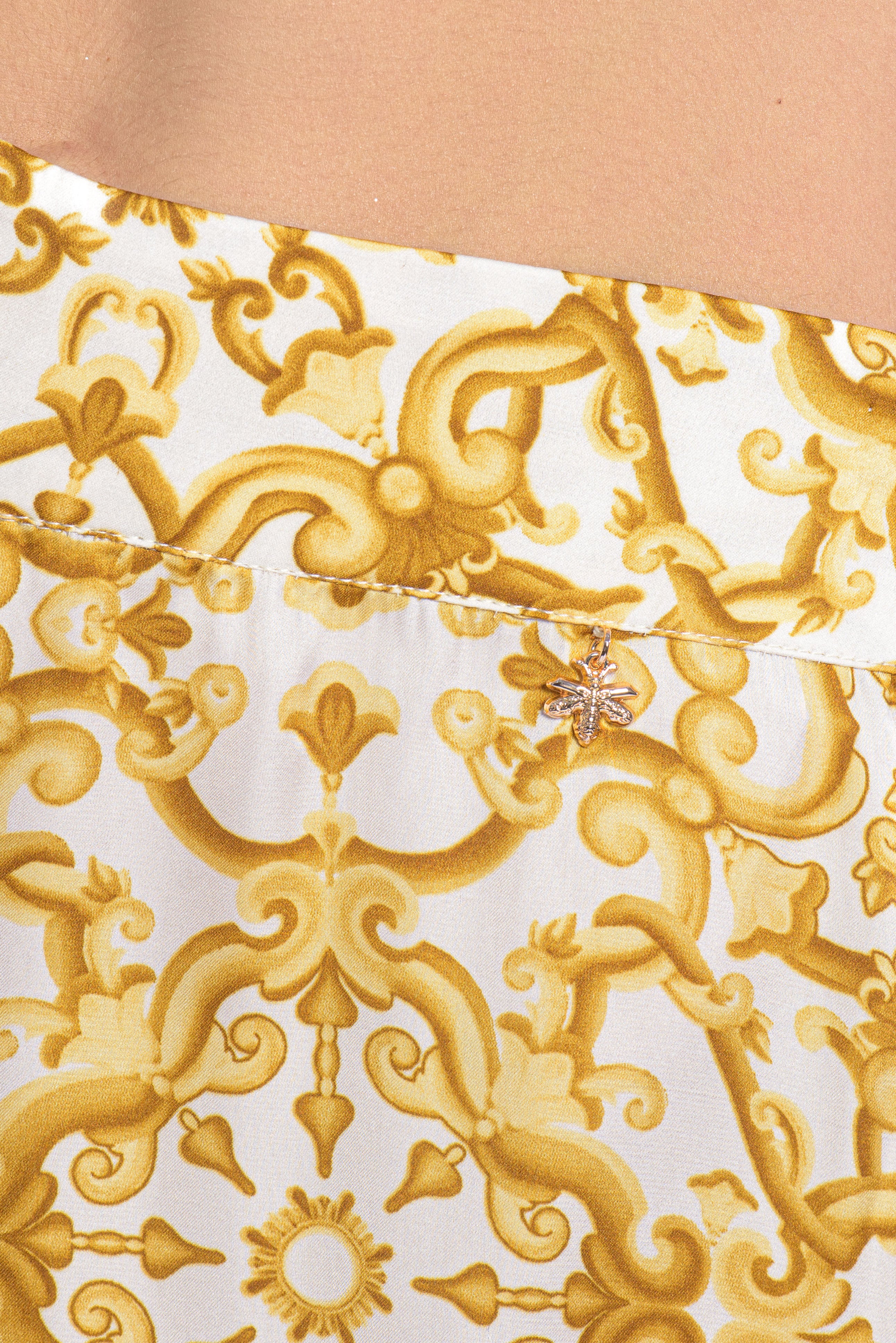 silk pants,firefly charm,side zipper,vibrant silk collection,mix and match,edgy style,luxury fashion,comfort and style,quality design,durable, pattern pants