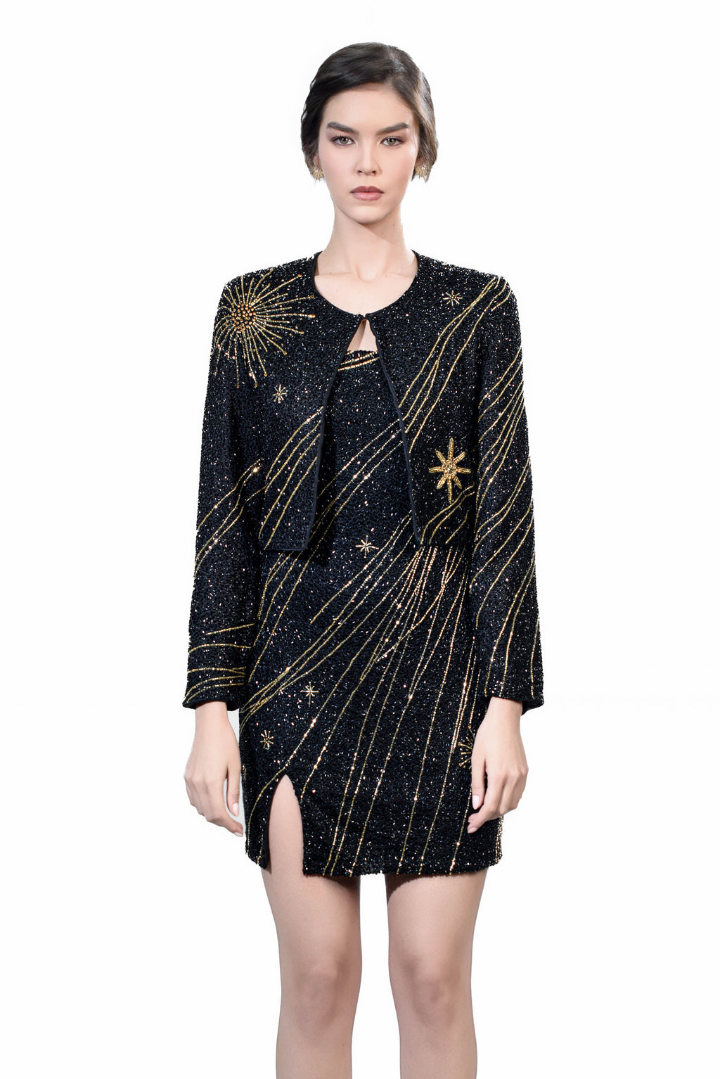 Celestial cropped jacket